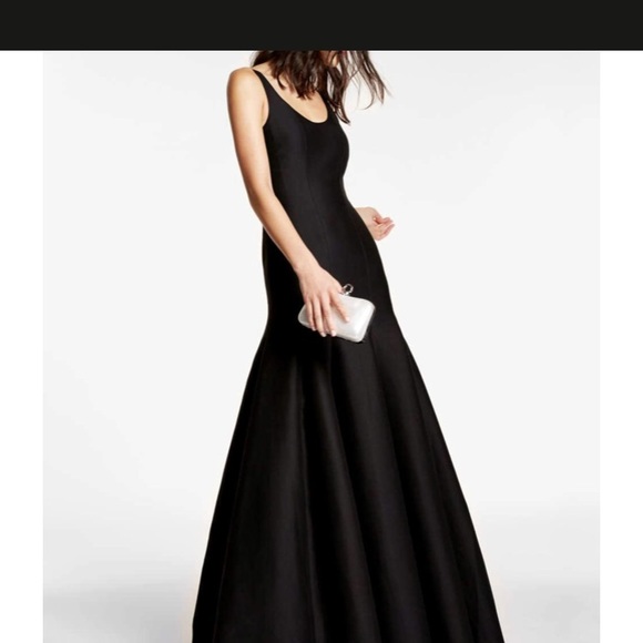 Halston Heritage Black Silk Gown. Worn only once!
